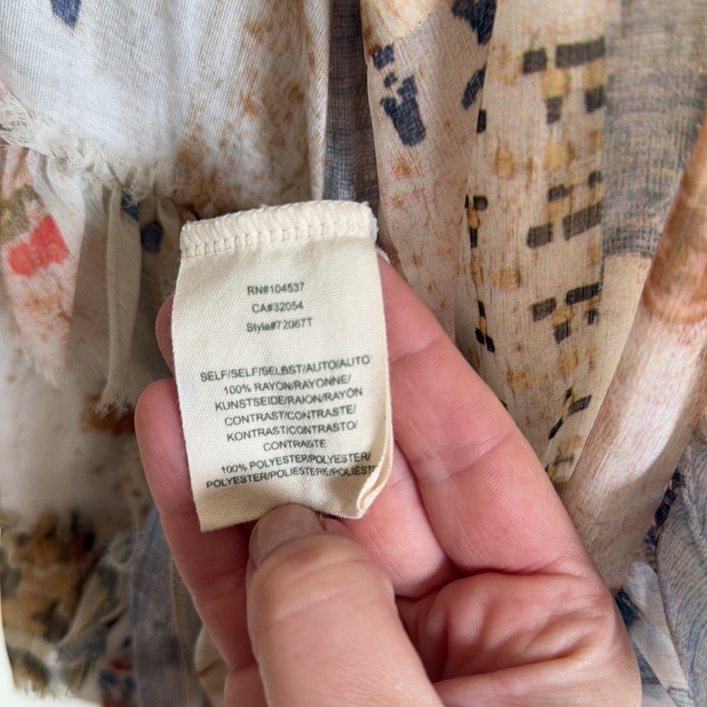 Anthropologie Tiny ruffled babydoll blouse - Picture 12 of 12